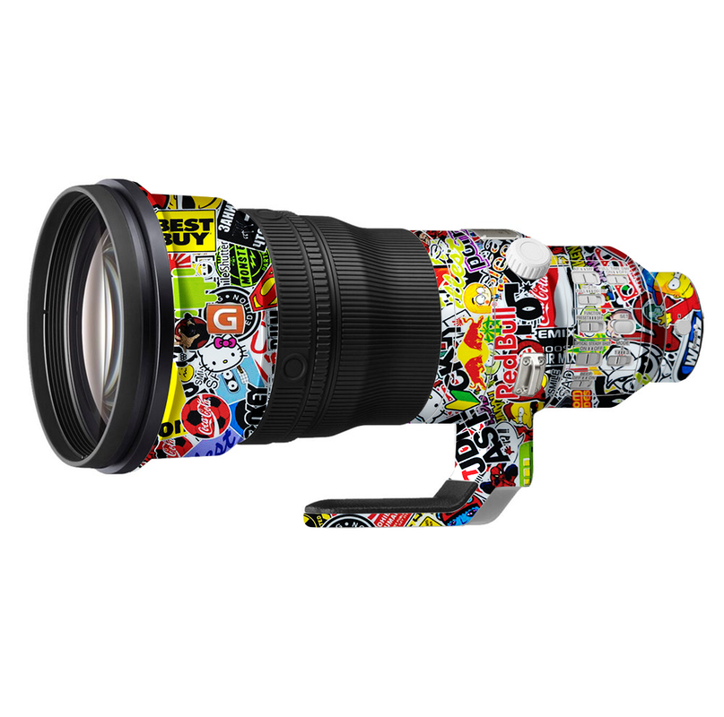 Jumbled Abstract Doodle Camera Lens Skin