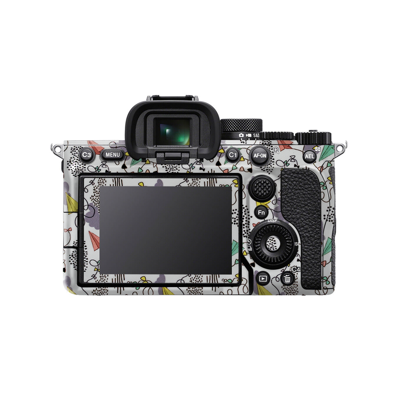 Airplane Doodle Camera Skin