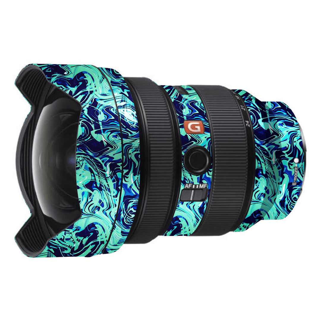 Green Marble Pattern Camera Lens Skin