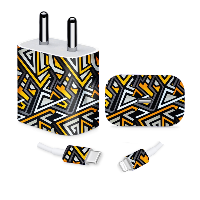 Triangle Graphic Charger Skin