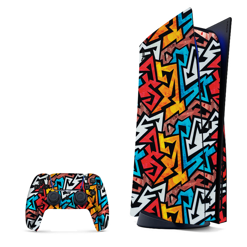 Graffiti Graphics Pattern Playstation 5 Skin|PS5