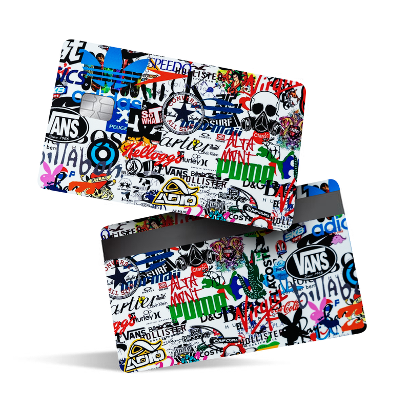 Abstract Brand Logo Debit Card Skins & Credit Card Wrap