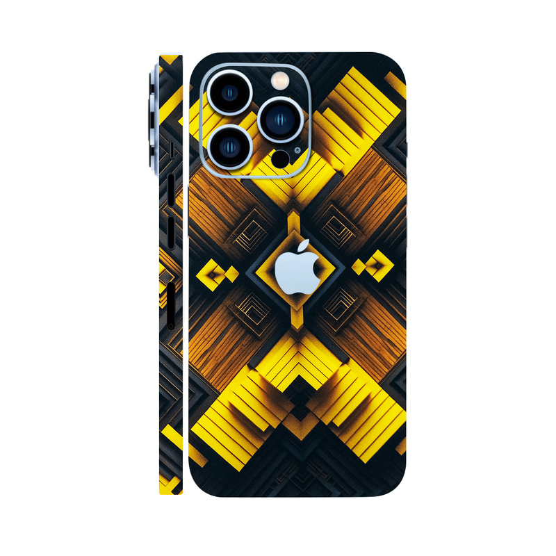 Wood Geometric Mobile Skin
