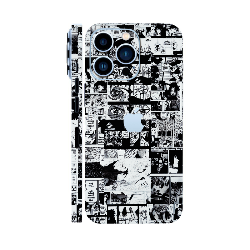 Black and White Anime Mobile Skin