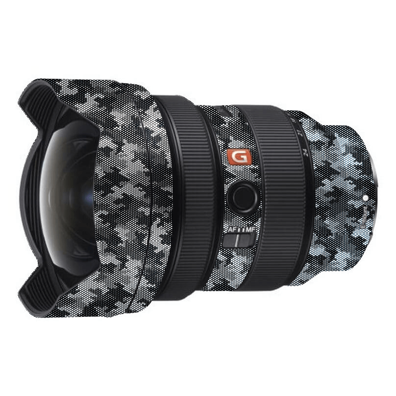 Grey Army Camouflage Camera Lens Skin