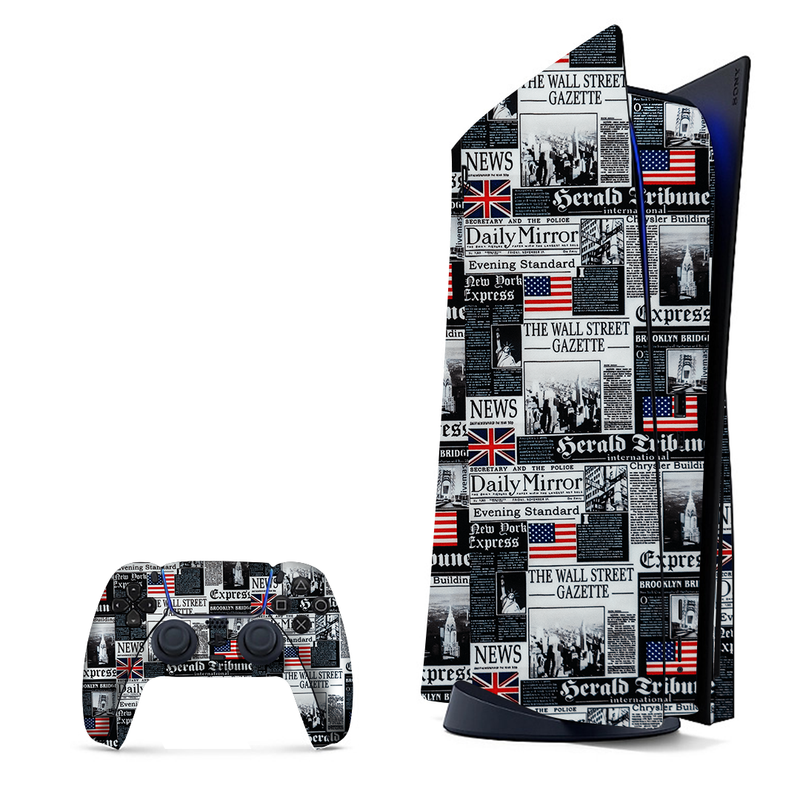 USA Flag Pattern Playstation 5 Skin|PS5