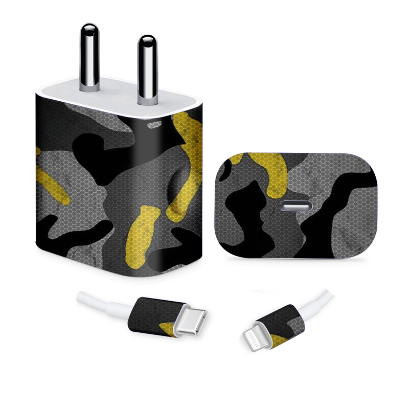Charger skin wrap Yellow Camouflage