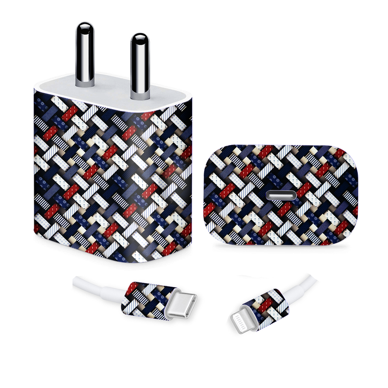 Cotton design Charger Skin
