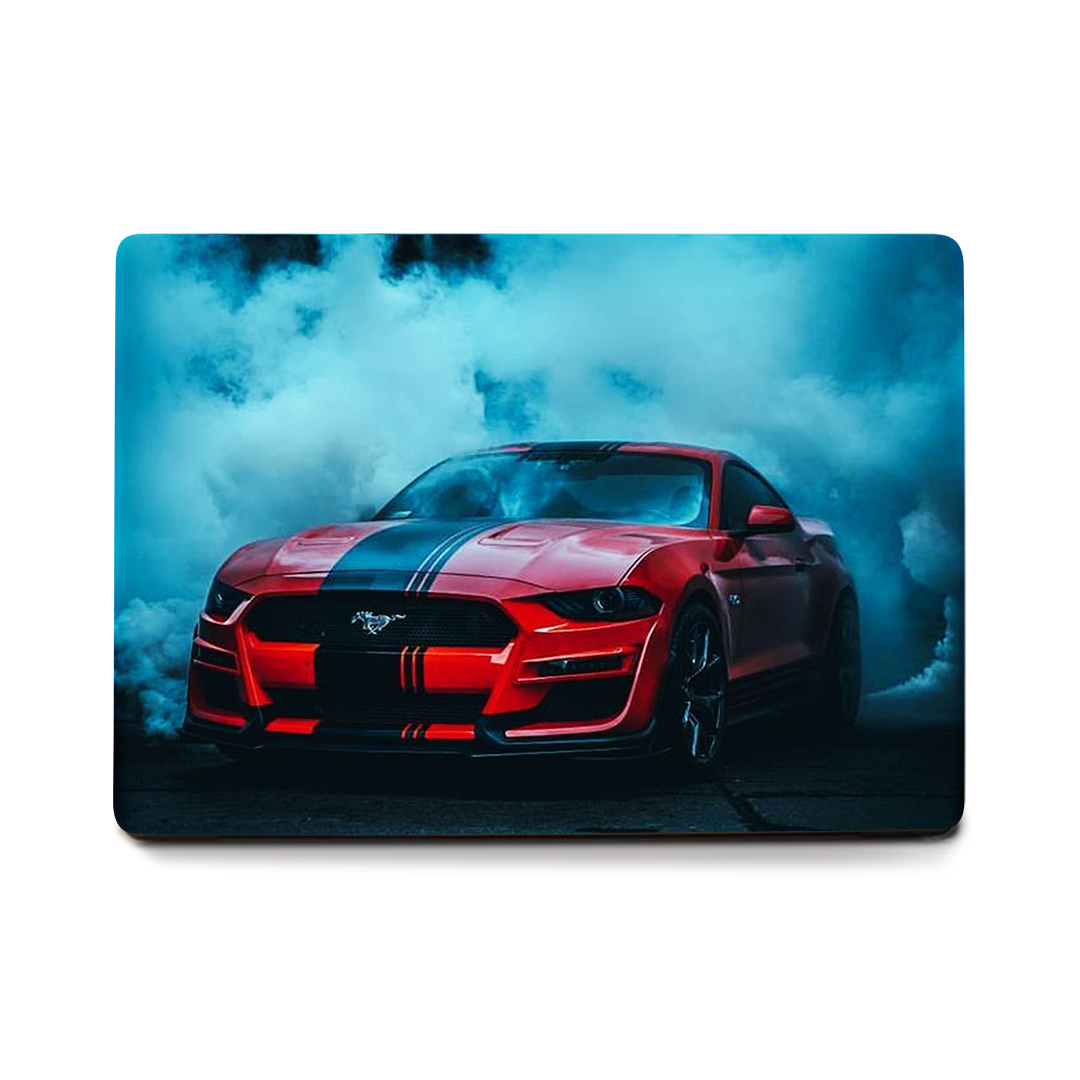 Red car Laptop skin