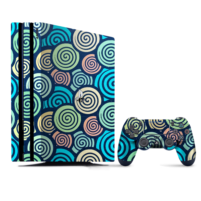 Wave Pattern PlayStation 4 |PS4 Pro Skin