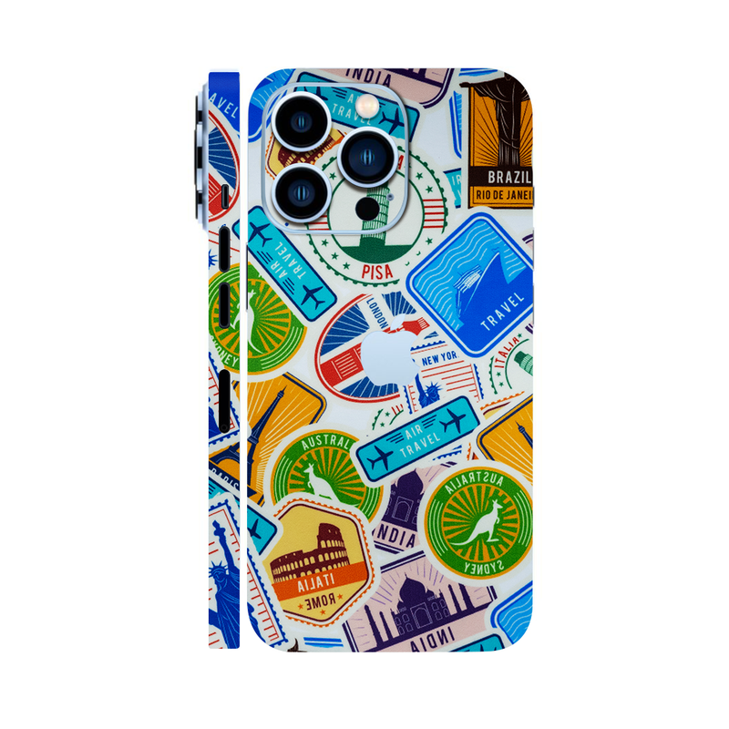 Wanderlust Travel Sticker Mobile Skin