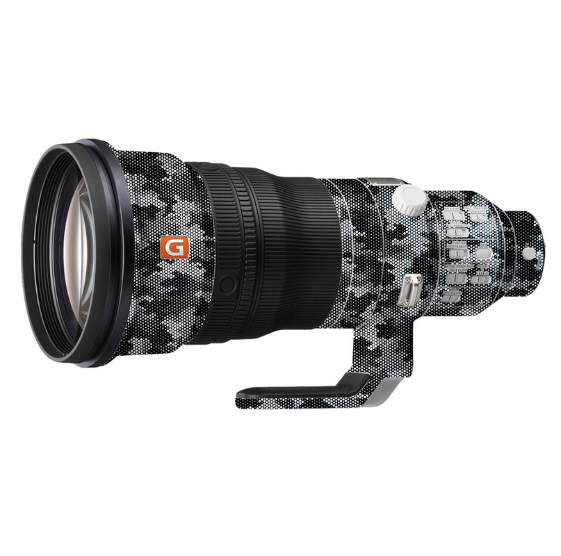 Grey Army Camouflage Camera Lens Skin