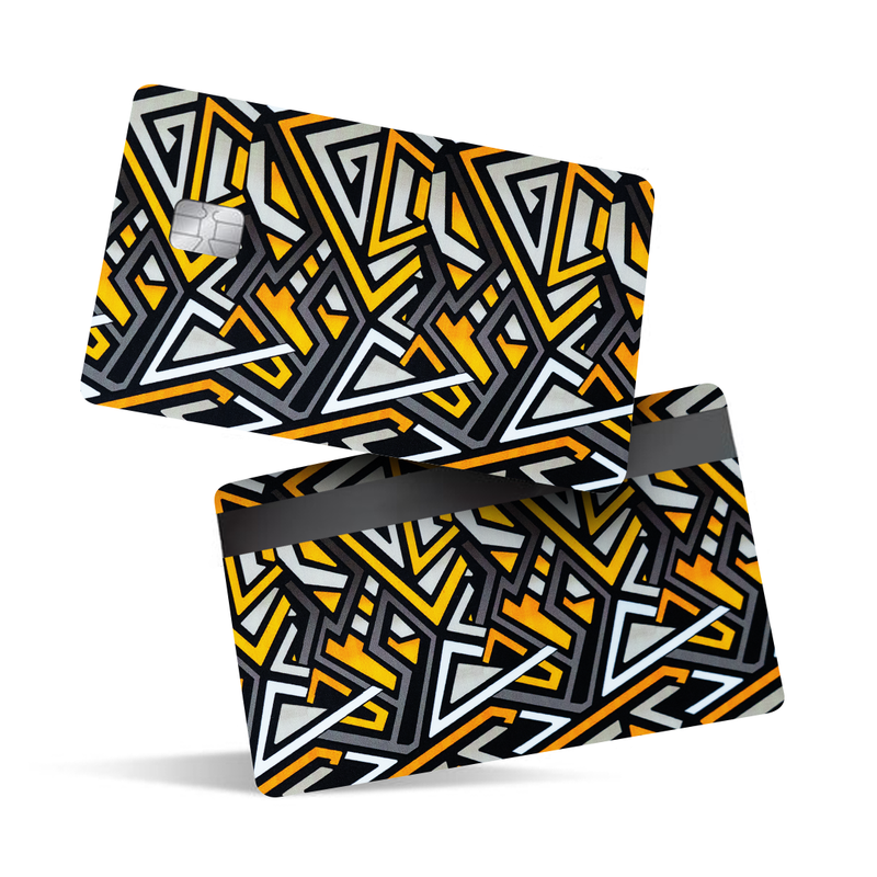 Triangle Pattern Debit Card Skins & Credit Card Wrap
