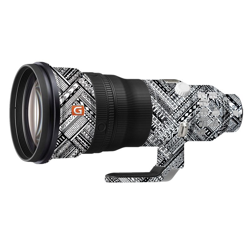 Black and White Mandala Camera Lens Skin