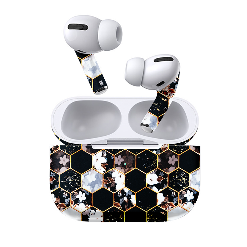 Honeycomb Flower Earbuds skin