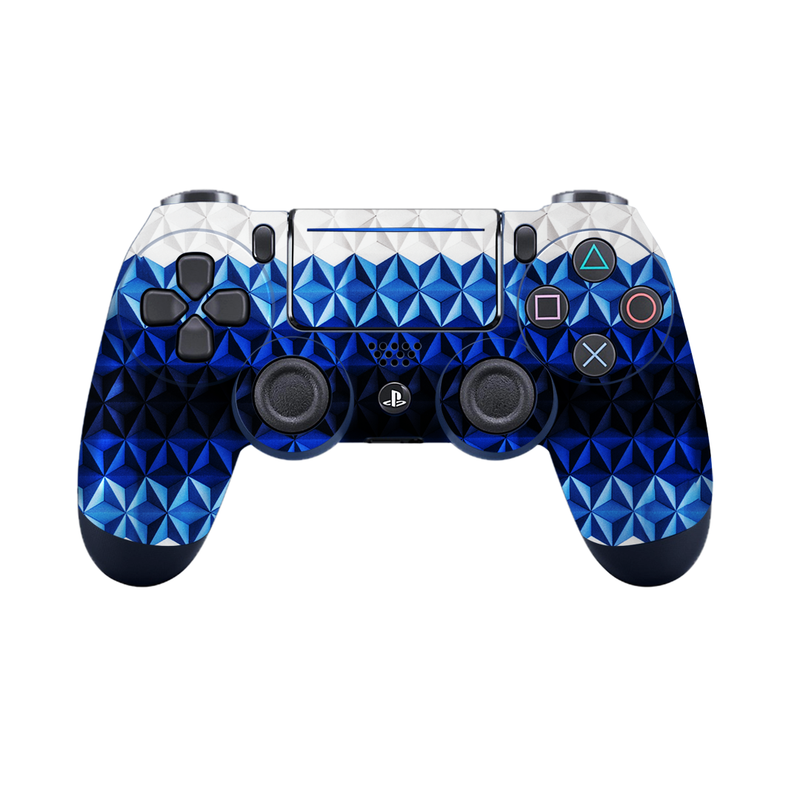 Blue Diamond Pattern Controller Skin