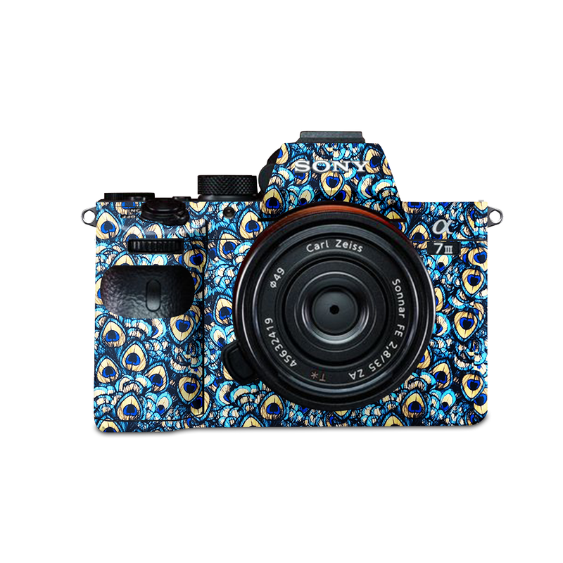 Peacock Wings Camera Skin