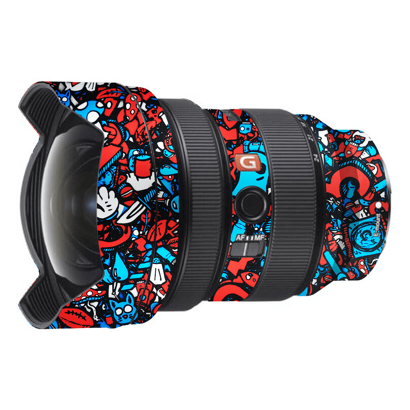 Cartoon Doodles Camera Lens Skin
