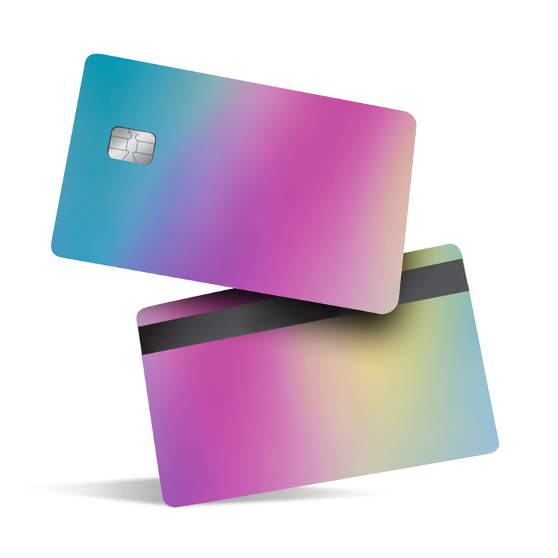 Gradient Debit Card Skins & Credit Card Wrap