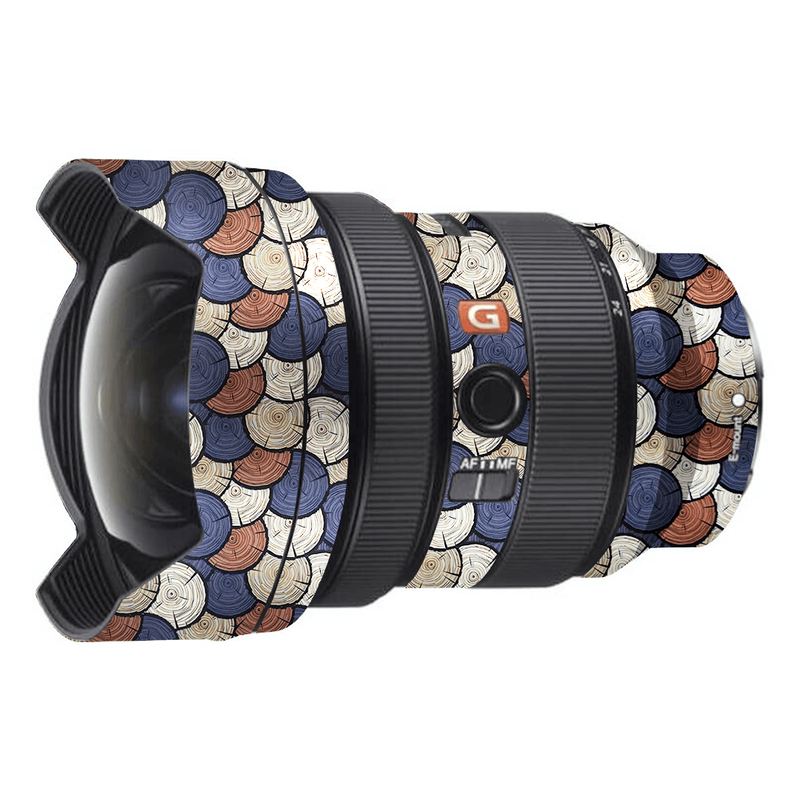 Wood Graphics Camera Lens Skin