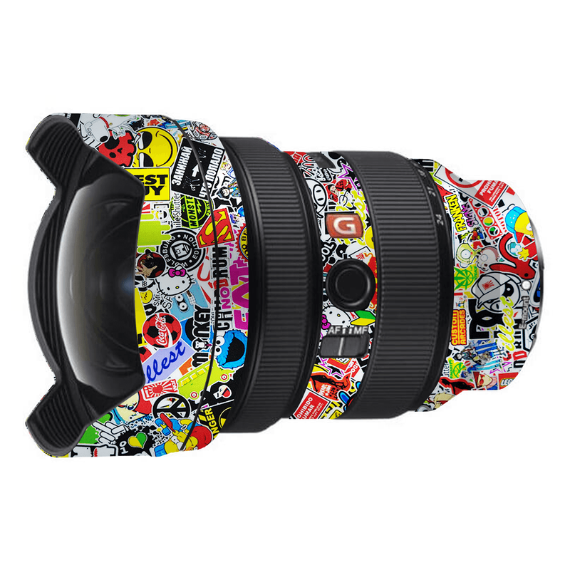 Jumbled Abstract Doodle Camera Lens Skin