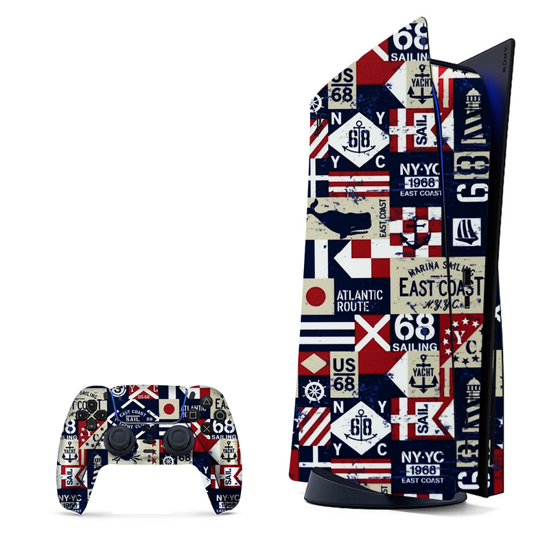 Abstract USA Flag Playstation 5 Skin|PS5