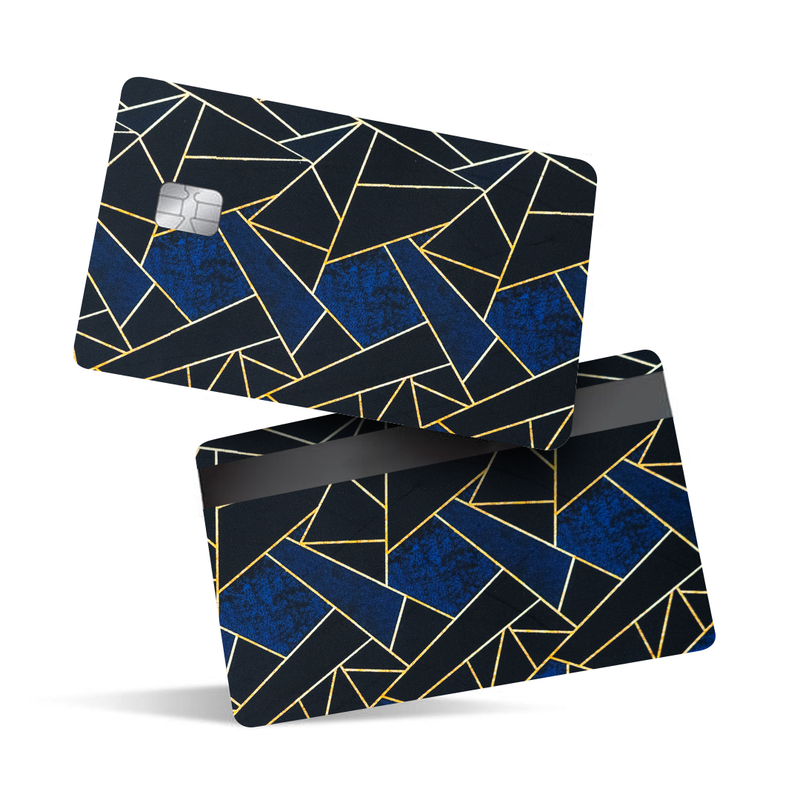 Blue Marble Pattern Debit Card Skins & Credit Card Wrap
