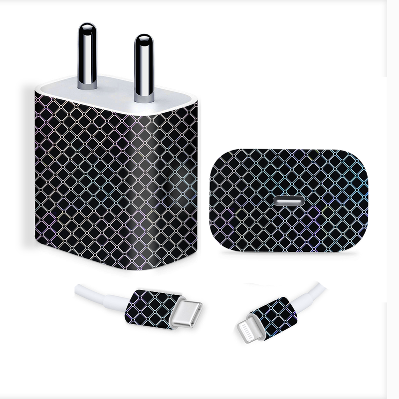 Light Gradient Geometric Charger Skin