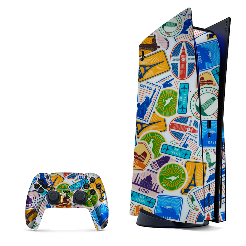 Abstract Travel Playstation 5 Skin|PS5