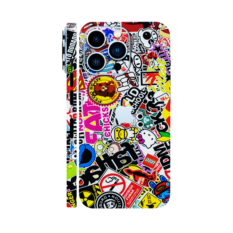 Jumbled Sticker Mobile Skin