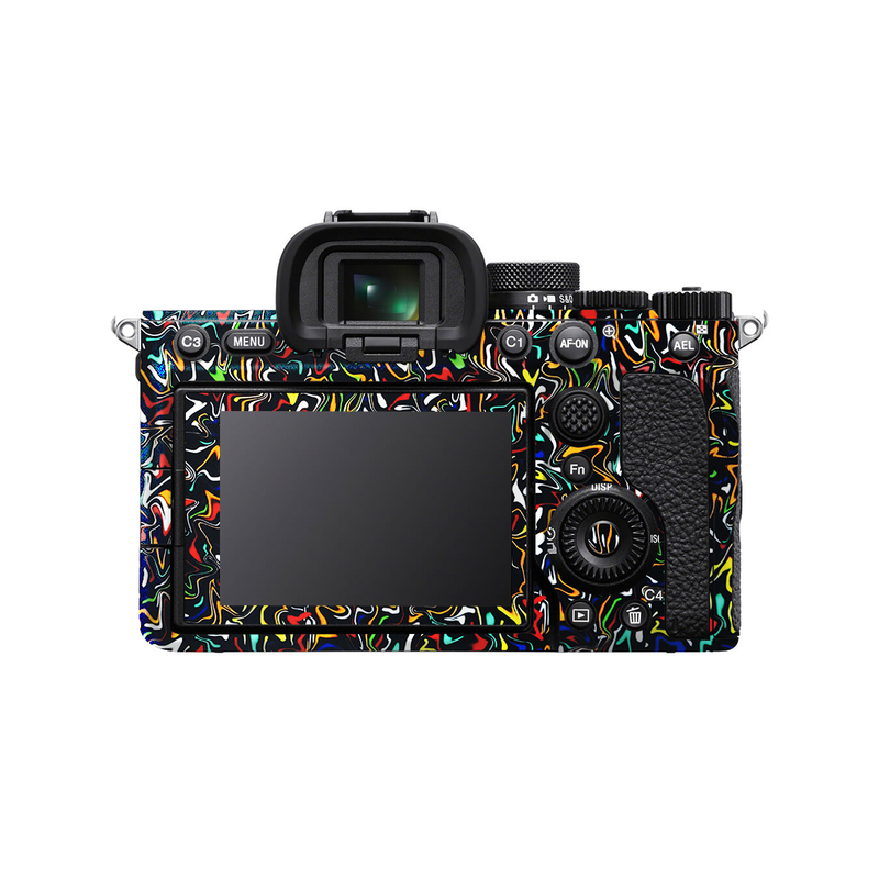 Abstract Oil Color Painting Camera Skin