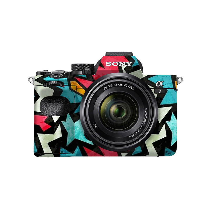 Pattern colorful Camera skin
