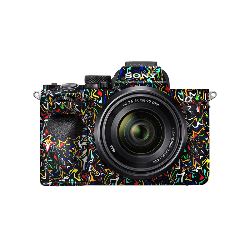 Abstract Oil Color Painting Camera Skin