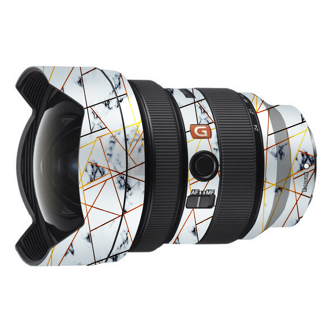 White Marble Pattern Camera Lens Skin