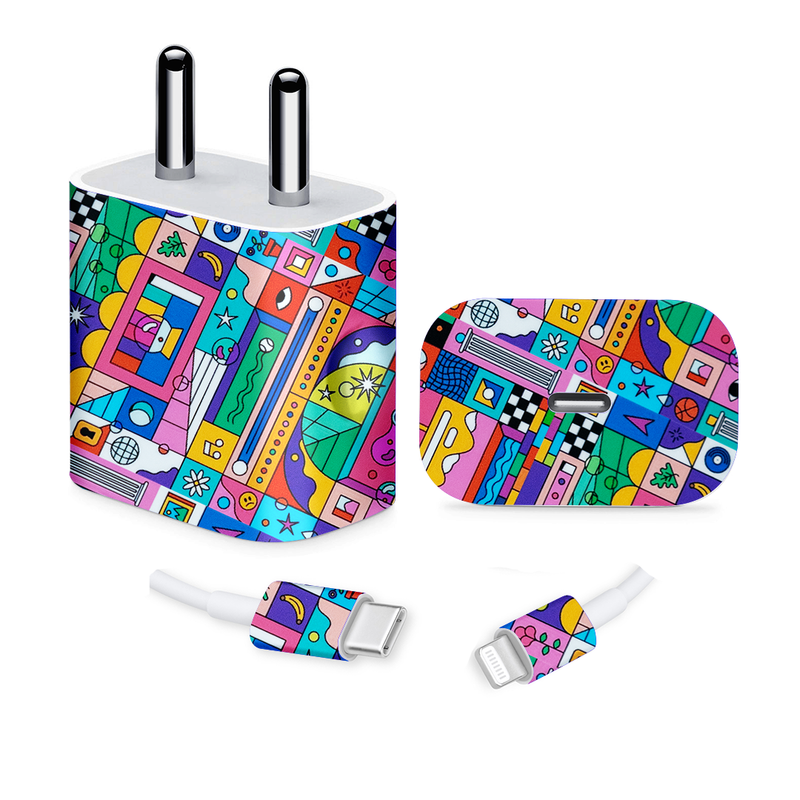 Doodle Delight Charger Skin