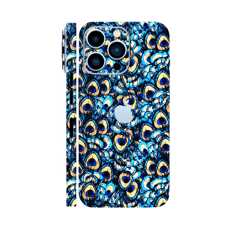 Colorful Peacock Wings Mobile Skin