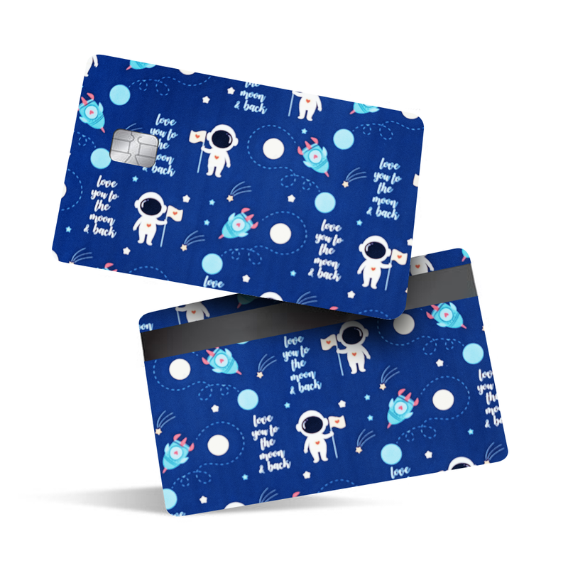 Astronaut Pattern Debit Card Skins & Credit Card Wrap