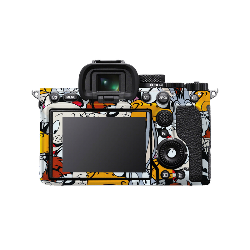 Rabbit Cartoon Abstract Camera Skin