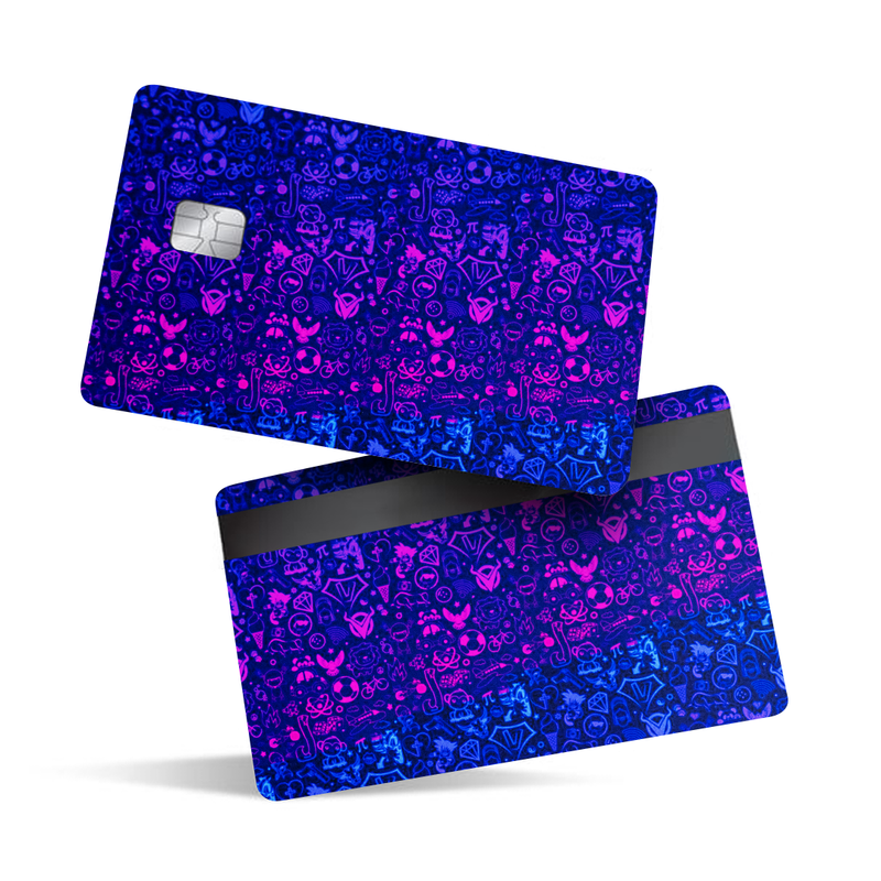 Gaming Pattern Debit Card Skins & Credit Card Wrap