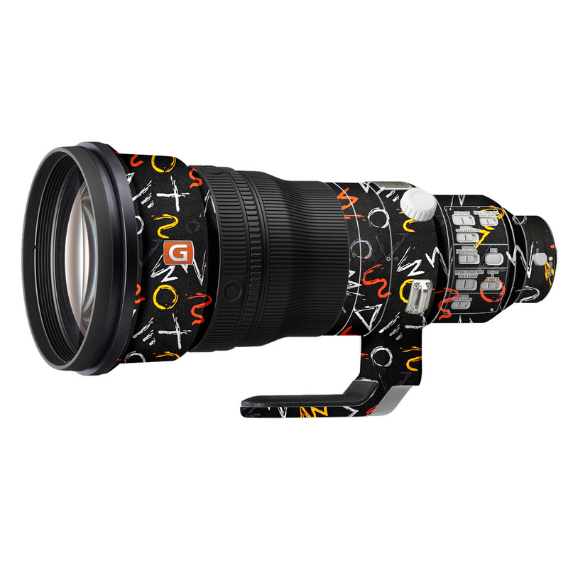 Scribble Pattern Camera Lens Skin