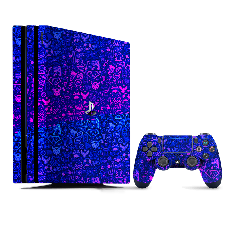 Gaming Pattern PlayStation 4 |PS4 Pro Skin