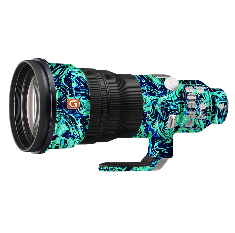 Green Marble Pattern Camera Lens Skin