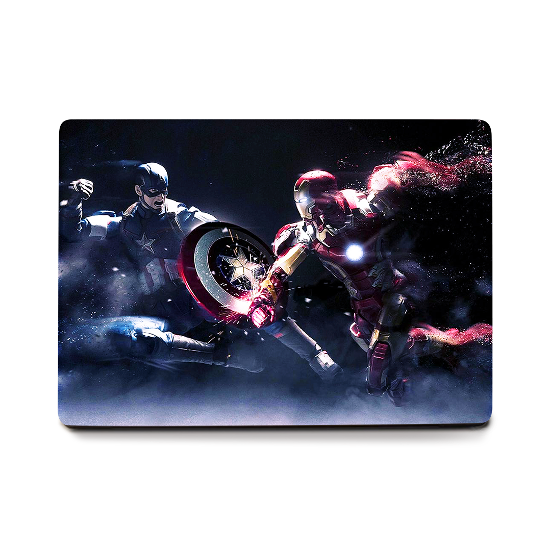 Capitan America VC Iron man Laptop skin