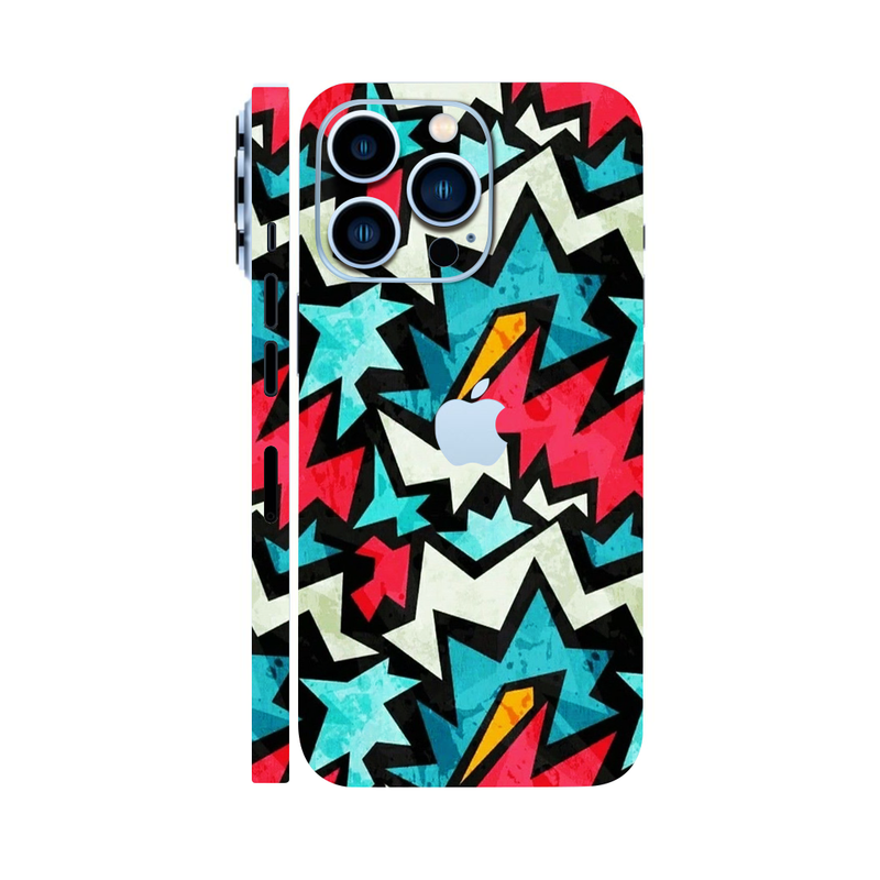 Combo Red blue Pattern Abstract Skins
