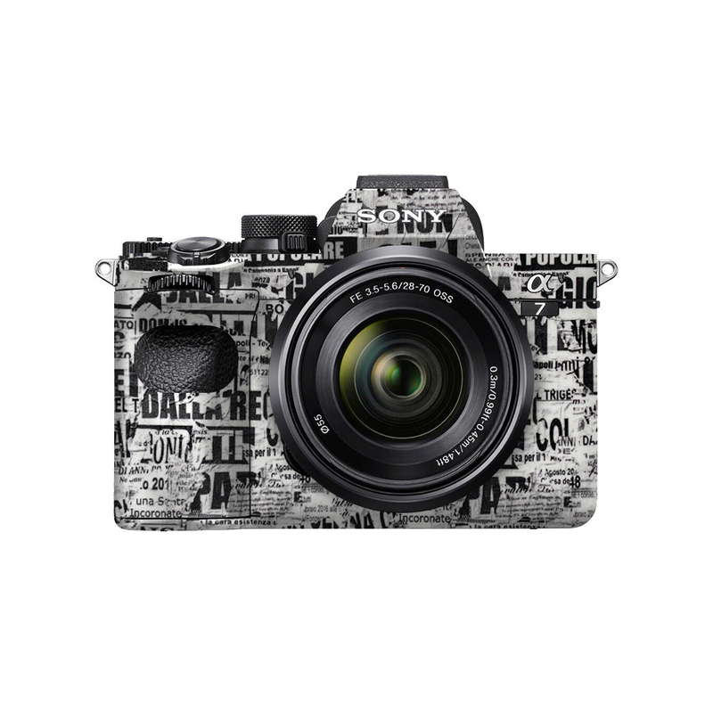 Typography Camera Skin