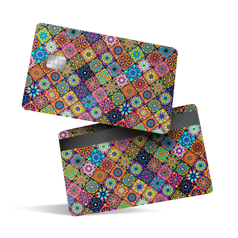Mandala Debit Card Skins & Credit Card Wrap