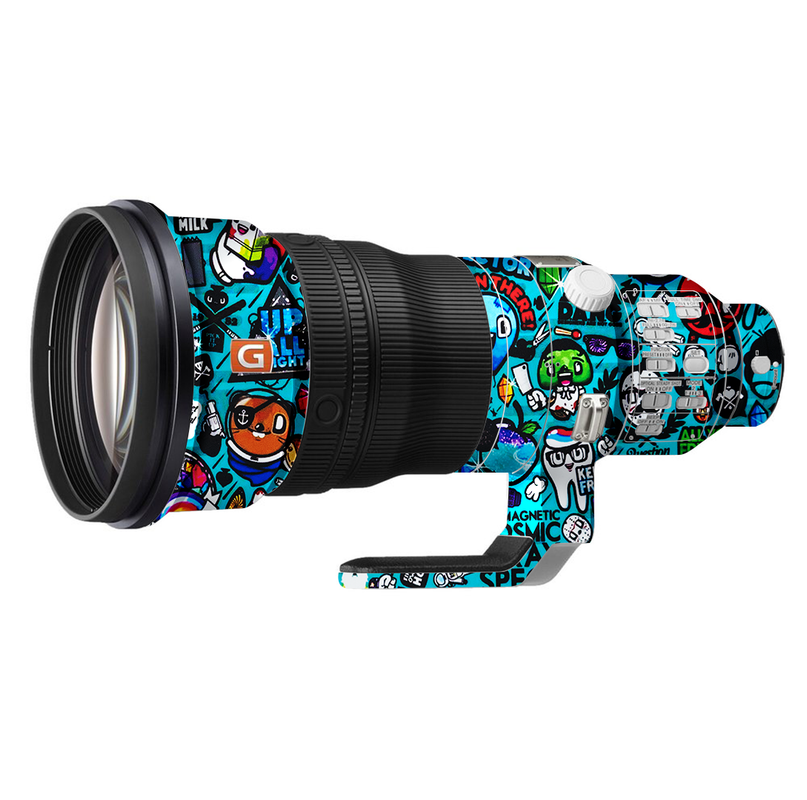 Cartoon Doodle Abstract Camera Lens Skin