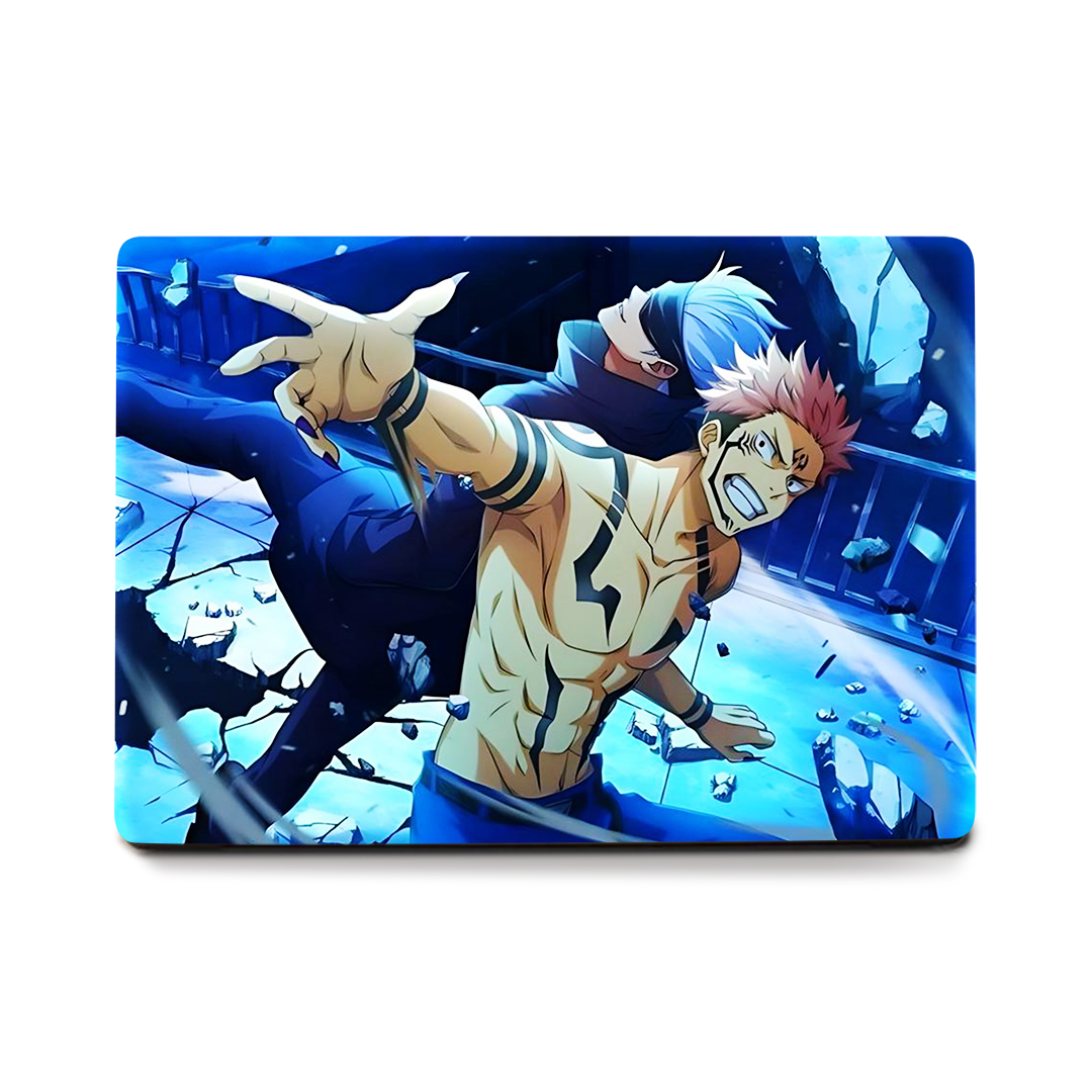 GOJO vs SUKUNA anime laptop skin