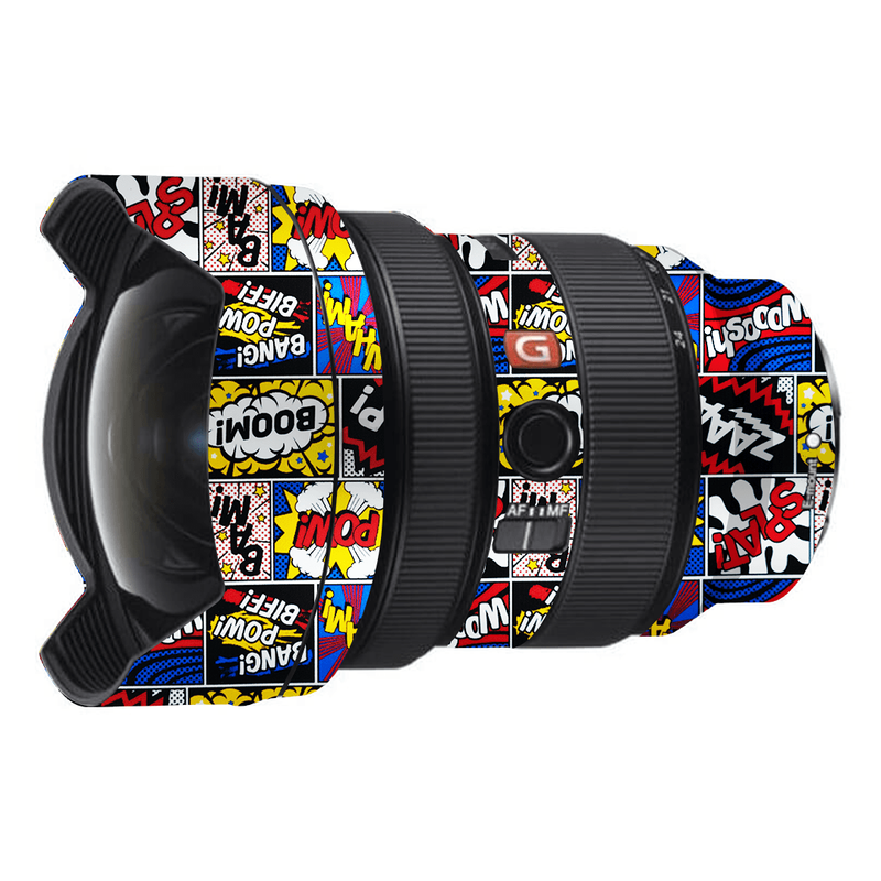 Boom Boom Pattern Camera Lens Skin