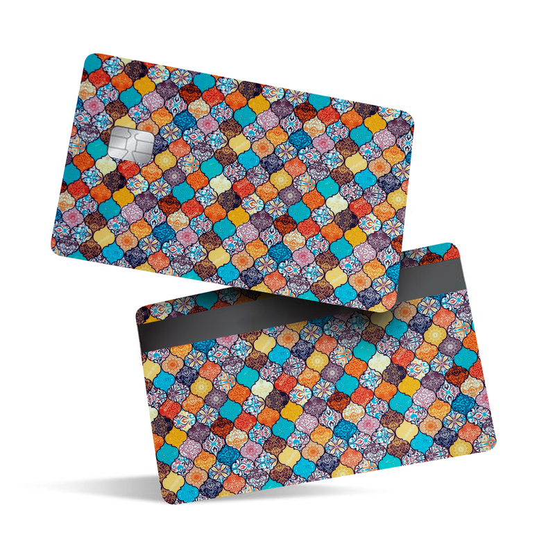 Mandala Pattern Debit Card Skins & Credit Card Wrap